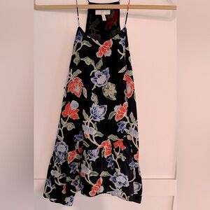 Joie’s racer back 100% silk tank top, (polyester lining) crisscross front.